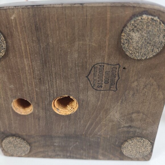 Vintage Traditional Walnut Trophy Bass Fishing Library Bookends - Pair - Picture 8 of 14